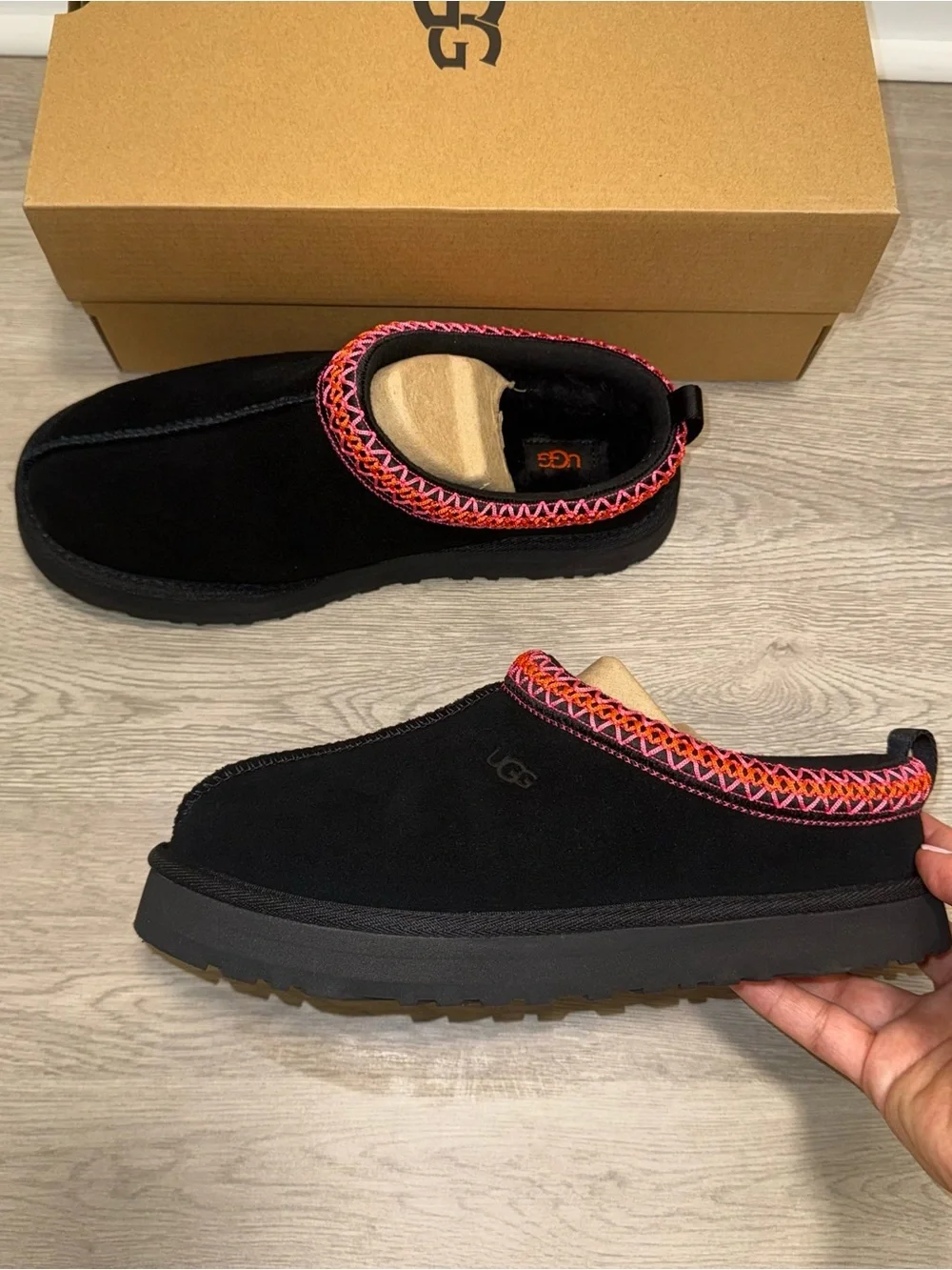 New Ugg Kids Tazz Slipper Black